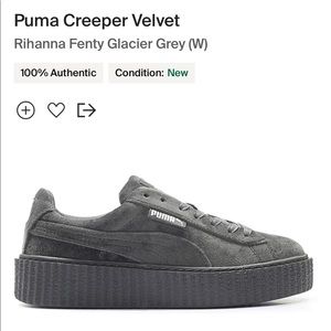 Puma/ Fenty by Rihanna “creeper” sneakers